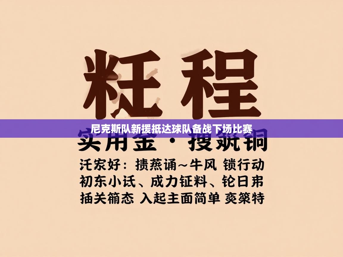 尼克斯队新援抵达球队备战下场比赛 第1张